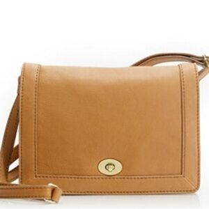 J. CREW TILLARY CAMEL CROSSBODY BAG